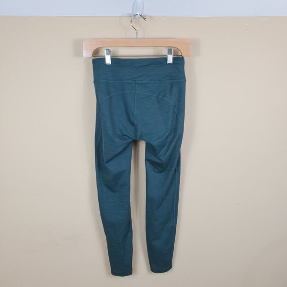 Outdoor Voices Muted Green Mid-rise Cropped Leggings Women's Size S - Picture 5 of 7